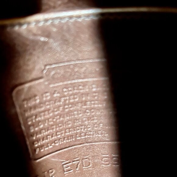 1990's vintage Coach handbag - Dk Brown - EUC - Picture 4 of 4